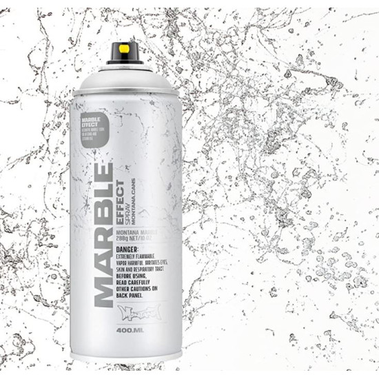 Montana Marble/marmor effekt spray, White 400 ml.