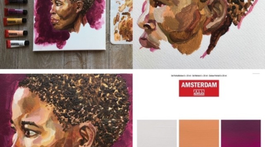 How to - Sådan kan du blande en hudfarve med Amsterdam standard serie