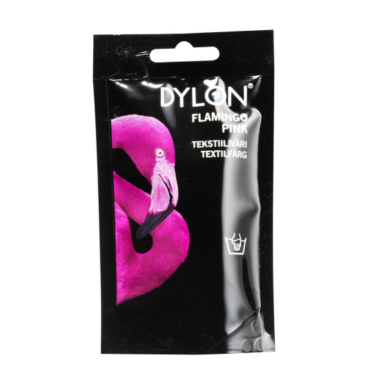 Dylon tekstilfarve håndvask Flamingo Pink 50 g.
