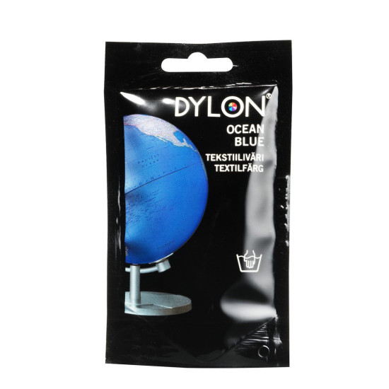 Dylon tekstilfarve håndvask Ocean Blue 50 g.