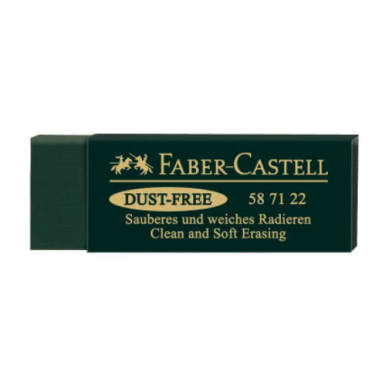 Faber Castell viskelæder Dust-free grøn