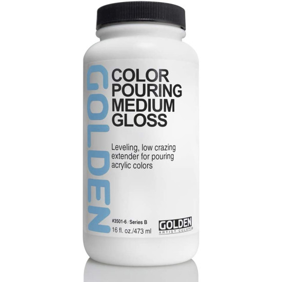 Golden Color Pouring medium gloss 473 ml.
