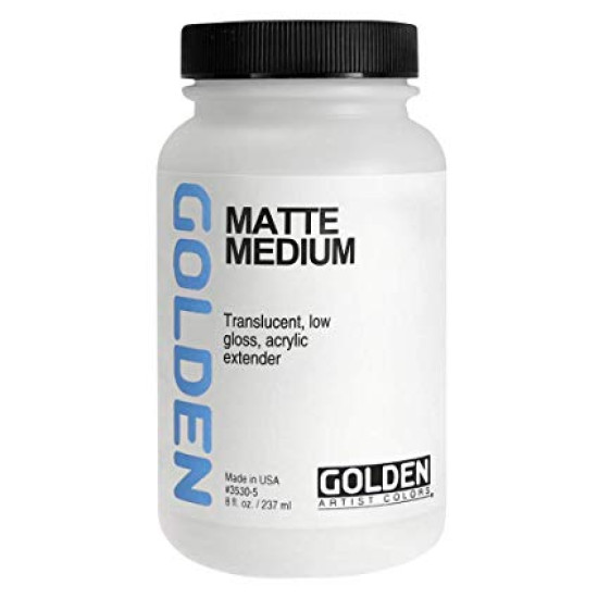 Golden matte medium