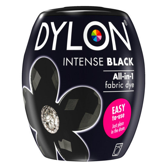 Dylon tekstilfarve Intense Black - sort  350 g.