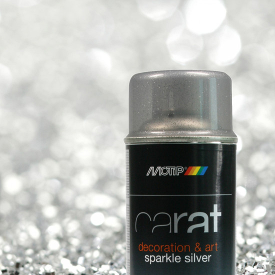Motip Carat Sparkling Sølv Spray 400 ml.