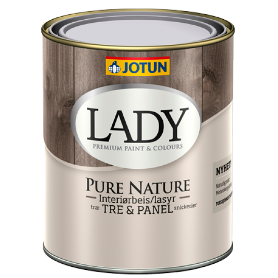 Lady Pure Nature til træ og paneler  0,68 ltr. - Bejdse