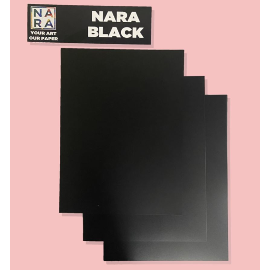 Nara Syntetisk Papir Sort 330 g.