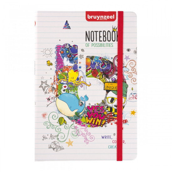 Notesbog/notebook 14,5x21 cm. 160 sider