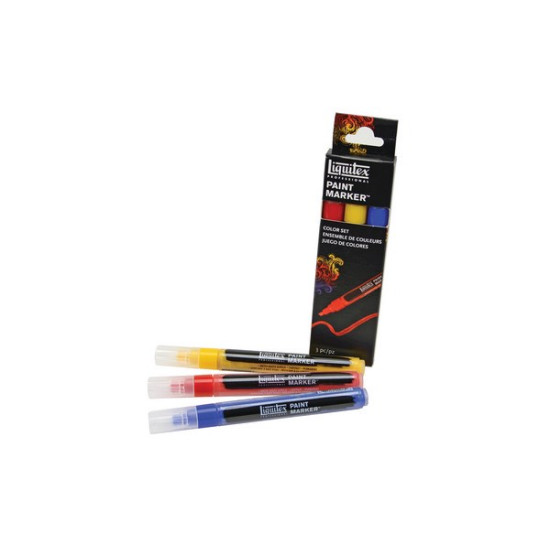 Paintmarker fra Liquitex - 3 pk. Primær farver