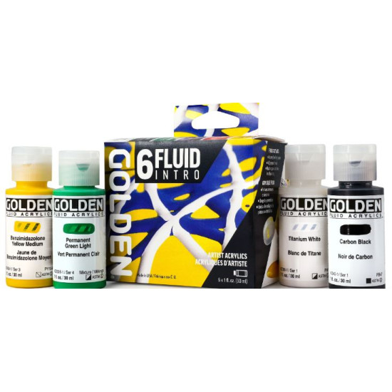 Golden Fluid Intro Set #060 6 stk. 30 ml.