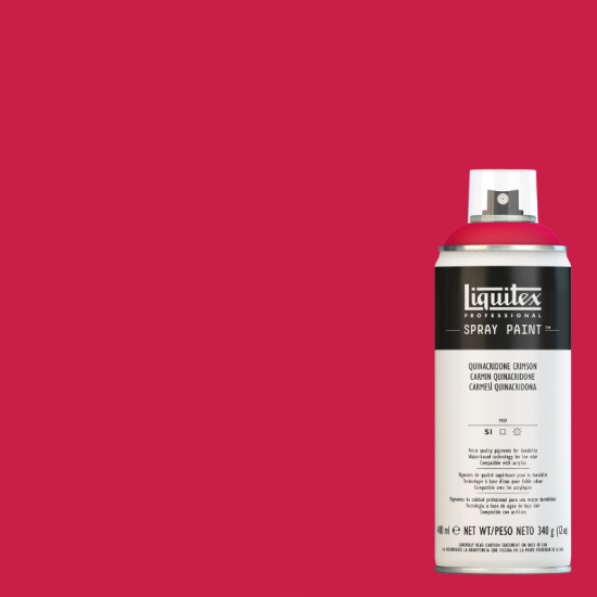 Liquitex Akryl Spraymaling 110 Quinacridone Crimson 400 ml.