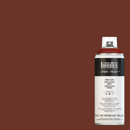 Liquitex Akryl Spraymaling 127 Burnt Sienna 400 ml.