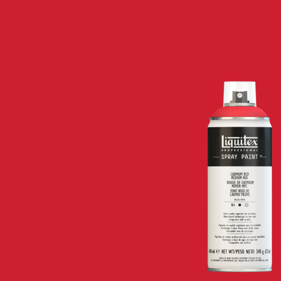 Liquitex Akryl Spraymaling 151 Cadmium Red Medium Hue 400 ml.