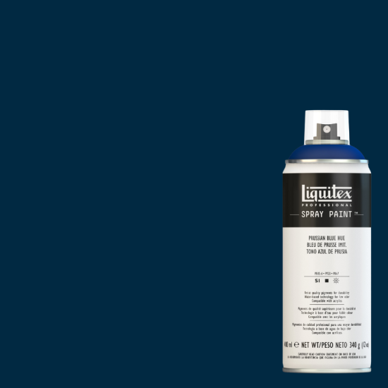 Liquitex Akryl Spraymaling 320 Prussian Blue Hue 400 ml.
