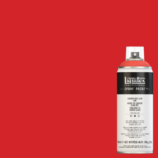 Liquitex Akryl Spraymaling 510 Cadmium Red Light Hue 400 ml.