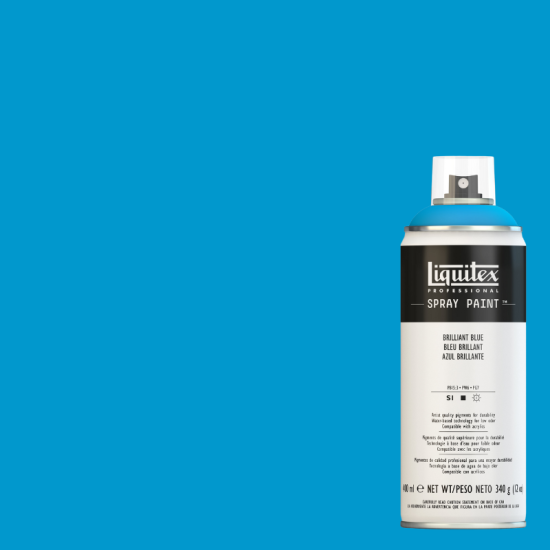 Liquitex Akryl Spraymaling 570 Brilliant Blue 400 ml.
