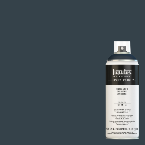 Liquitex Akryl Spraymaling 599 Neutral Grey 3 400 ml.
