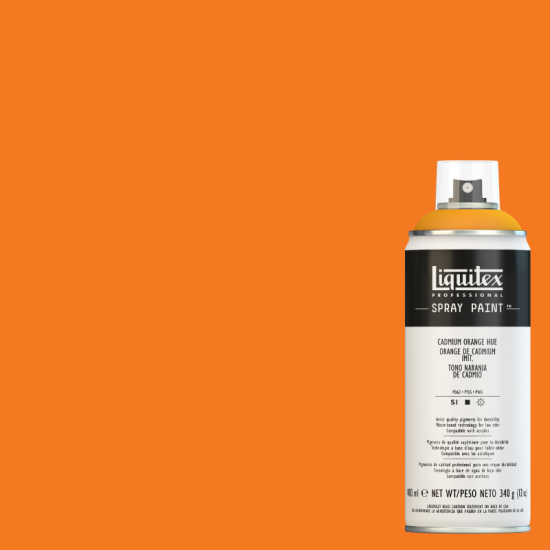 Liquitex Akryl Spraymaling 720 Cadmium Orange Hue 400 ml.
