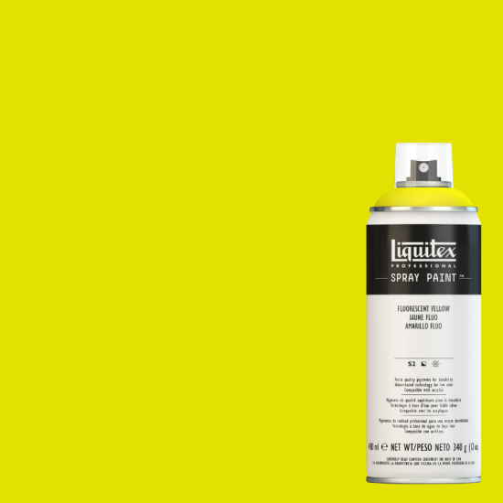 Liquitex Akryl Spraymaling 981 Fluorescent Yellow 400 ml.