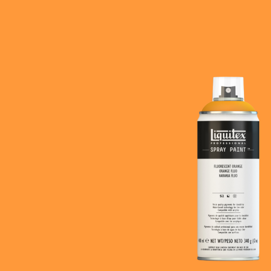 Liquitex Akryl Spraymaling 982 Fluorescent Orange 400 ml.