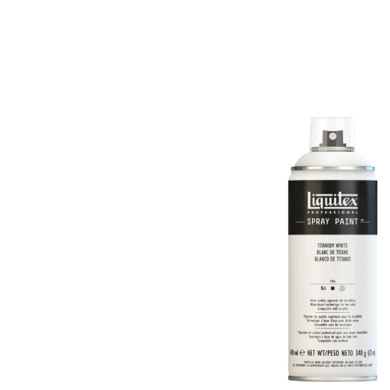 Liquitex Akryl Spraymaling 432 Titanium White 400 ml.