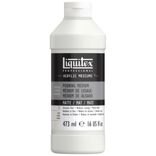 Liquitex Mat Pouring Medium 473 ml.