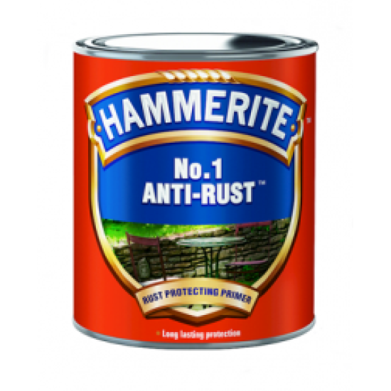 Hammerite No 1 Anti-rust Primer, mørke brun grundmaling 250 ml.