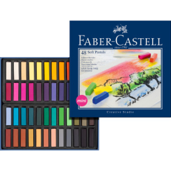 Faber castell Bløde pastelkridt 48 stk. (mini)