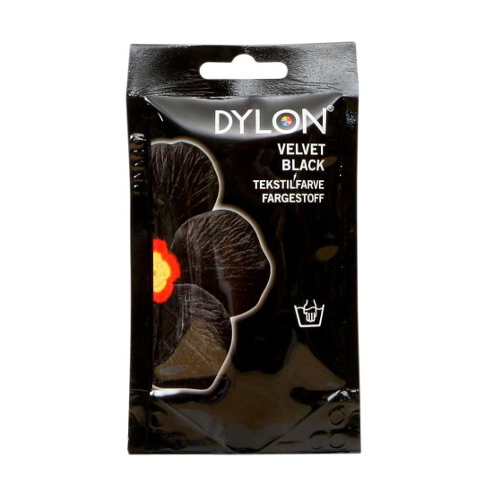 Dylon tekstilfarve håndvask Velvet Black 50 g.