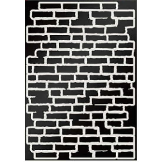 Stencil A4 bricks/mursten