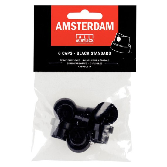 Amsterdam Spray Paint Caps 6 stk. - standard